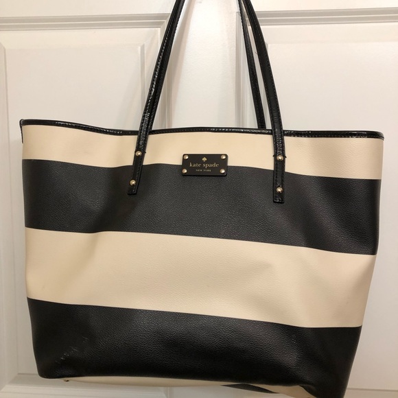 Kate Spade striped tote